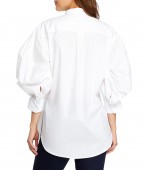 Camisa blanca para mujer Alexander McQueen. Para más descuentos y promociones, visita PromoDromo.