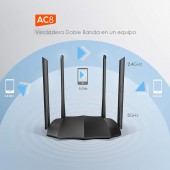 Router Inalámbrico Tenda AC8 en oferta. Para más descuentos y promociones, visita PromoDromo.