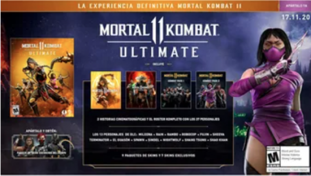 Mortal Kombat 11 Ultimate Edition para PS4 en oferta. Para más descuentos y promociones, visita PromoDromo.