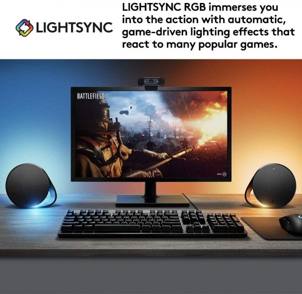 Bocinas rítmicas Logitech para gaming PS4 en oferta. Para más descuentos y promociones, visita PromoDromo.