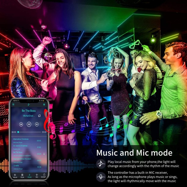 10 M de tira LED Bluetooth multicolor en oferta. Para más descuentos y promociones, visita PromoDromo