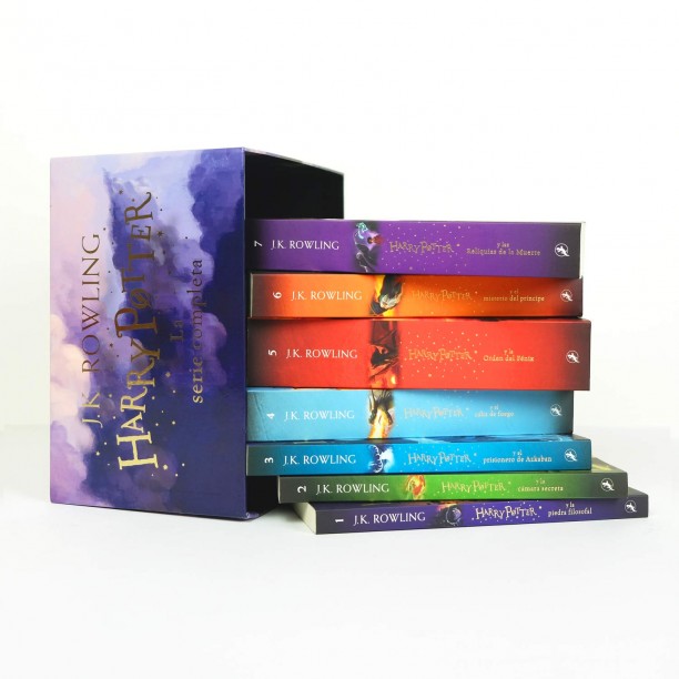 Colección completa Harry Potter con descuento. Para más descuentos y promociones, visita PromoDromo.