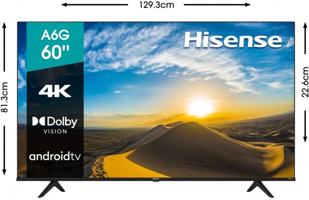 Pantalla Smart TV Hisense de 60¨, UHD, 4K, Dolby Vision y HDR10 con descuento. Para más descuentos y promociones, visita PromoDromo.