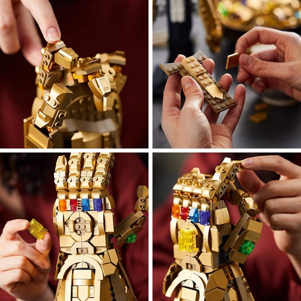 Set de lego con 590 piezas de Avengers, guantelete del infinito para regalo del día del niño LG con descuento. Para más descuentos y promociones, visita PromoDromo.